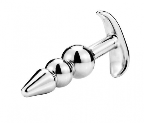MT - Detachable Anal Plug w 2 Balls, Ring & Anchor photo