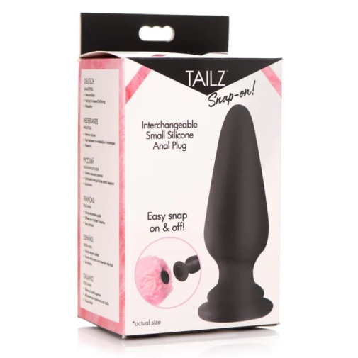Tailz - Snap-On Anal Plug S - Black photo