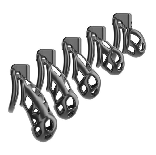 Sevanda - Naja-Cobra Chastity Cage M - Black photo