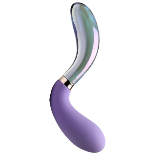 Prisms Erotic Glass - Wave 双头震动器 - 紫色 照片