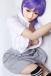Rosalie Asian Curvy Realistic Sex Doll, Purple Hair, Ultra Soft TPE 158 cm (5’2 ft) photo-13