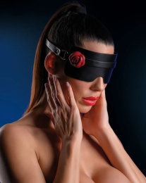 Taboom - Wild Roses Eye Mask - Black photo