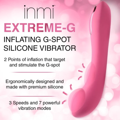 Inmi - Extreme-G Inflating Vibrator - Pink photo