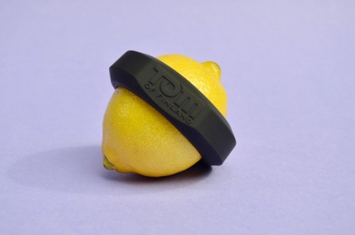 TOF - 3 Piece Silicone Cock Ring Set - Black photo