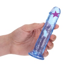 RealRock - 6" Straight Realistic Dildo - Blue photo