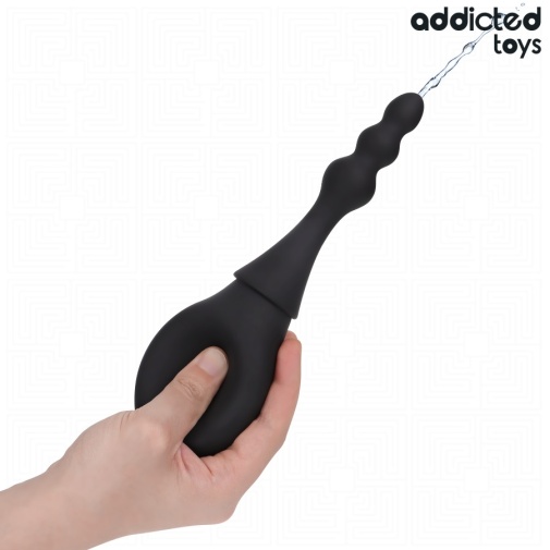 Addicted Toys - #4 旅行裝灌腸器 - 黑色 照片