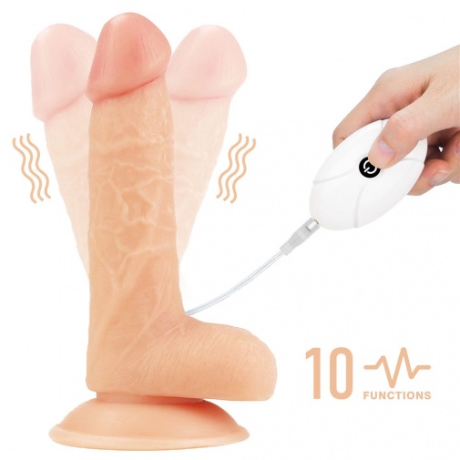 Lovetoy - 7" Vibro Easy Strapon Set photo