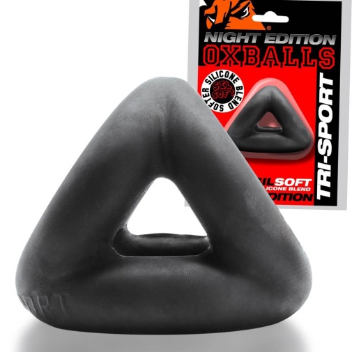 Oxballs - Tri-Sport Cocksling - Night Black 照片