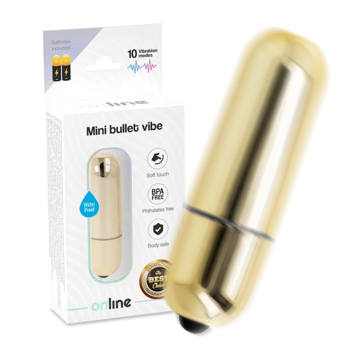 Online - Mini Bullet Vibe - Gold photo