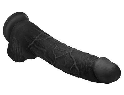 Master Cock - Hung Harry 11.75" Dildo w Balls - Black photo