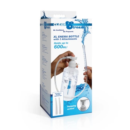 Cleanstream - XL Enema Bottle w 3 Attachments photo