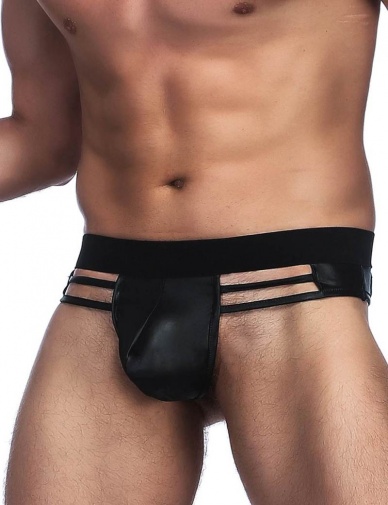 Ohyeah - Tight Men Sexy Panties - Black - L photo