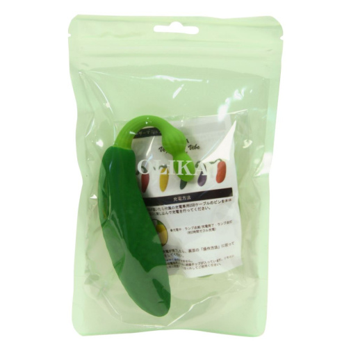 Olika - Cucumber Mini Vibrator - Green photo