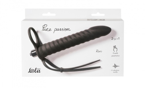 Lola Games - Pure Passion Rori 穿戴式阳具 - 黑色 照片