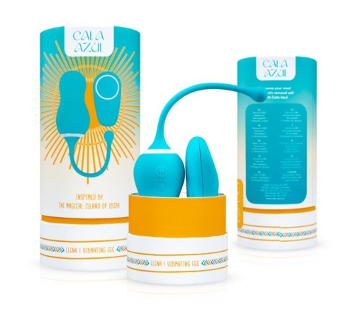 Cala Azul - Elena 遥控震蛋 连遥控器 - 蓝色色 照片