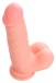 Medical Silicone - 帶陰囊假陽具 20 厘米 照片-4