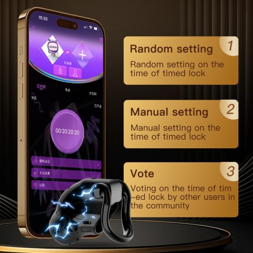 Lockink - Zhiji APP Chastity Cage photo