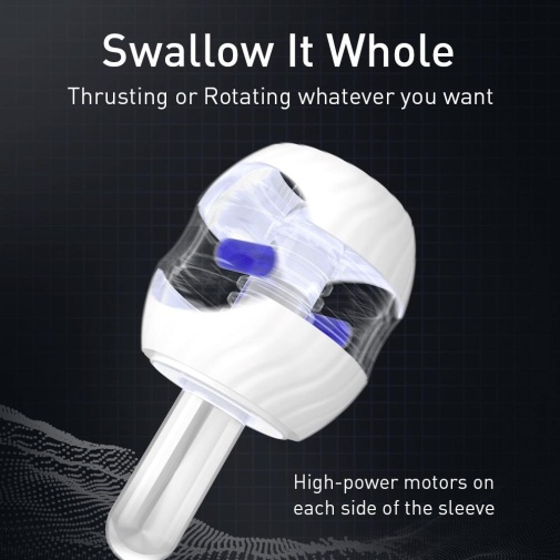 Drywell - Tron Vibro Masturbator - White photo