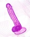 A-Toys - Celiam 彈性可彎曲仿真陽具 20.5cm - 紫色 照片-11