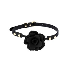 Kiotos - Silicone Rose Gag - Black photo