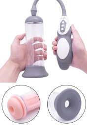 Canwin - Dildo Shape Pump Masturbator w Flesh Sleeve photo