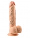 Evolved - 8" Realistic Dong w Balls - Light photo
