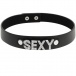 Coquette - Choker Sexy Vegan Leather - Black photo