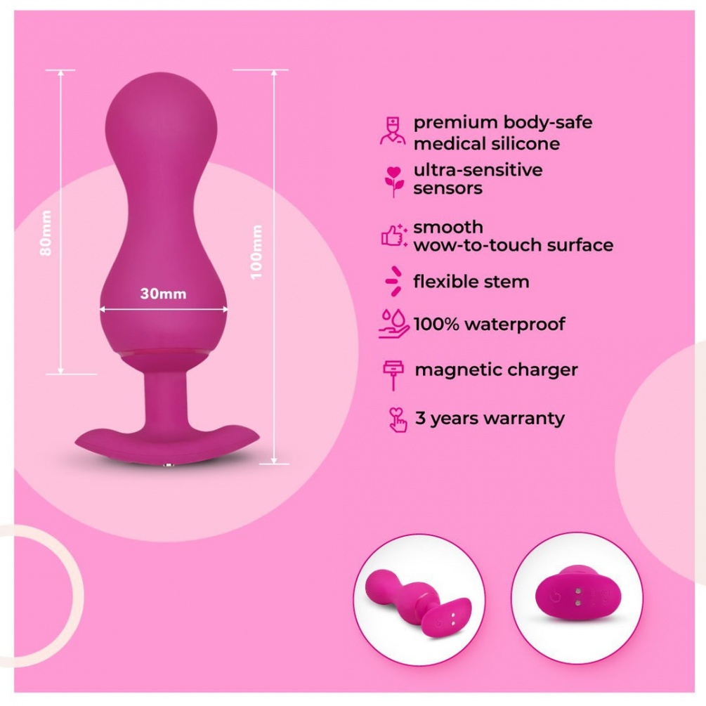 Gvibe Gballs 3 is an advanced and improved personal muscle t... Gvibe - Gballs 3 App Controlled - Petal Rose photo-10