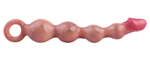 FAAK - Soul Vibro Anal Beads - Flesh 照片