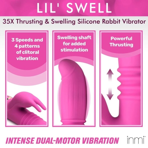 Inmi - Lil Swell 兔子震动棒 - 粉红色 照片