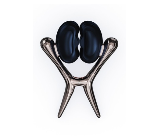 Tingon - Vibrating App Nipple Clamps - Black photo