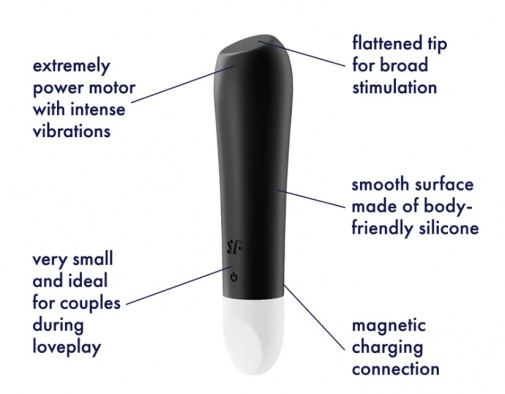 Satisfyer - Ultra Power Bullet 2 - Black photo