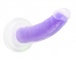 Neo Elite - Glow in the Dark Light Dildo 19cm - Neon Purple photo-3