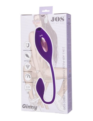 JOS - Ginny Clitoral Stimulator - Purple photo