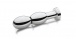 Mystim - O(H!)Thello E-Stim Dildo - Silver photo-3