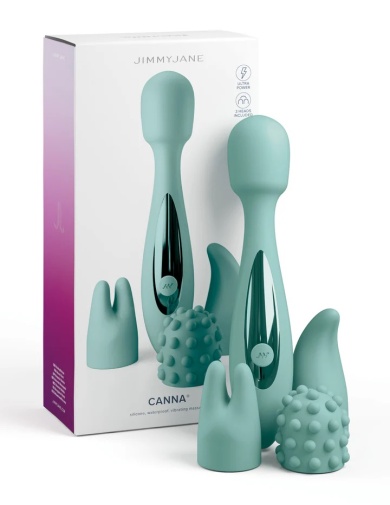 JimmyJane - Canna Massager w Attachment - Green photo