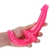 RealRock - 6" 免束带穿戴式夜光假阳具 - 粉红色 照片-5