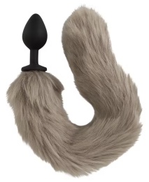 You2Toys - Fox Tail Plug - Grey photo
