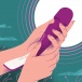Lelo - Smart Wand 2 全身按摩棒 中码 - 紫色 照片-8