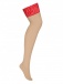 Obsessive - Blossmina Stockings - Red - 4XL/5XL photo-7