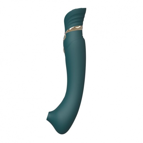 Zalo - Queen APP Heating Vibro Set - Jewel Green photo