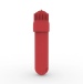 Liebe Seele - Bullet Vibrator w Attachment - Red photo-3