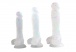 MT - 彩虹波点仿真阳具 L - 白色 照片-7