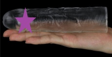 Lovetoy - Flawless Penis Sleeve Add 1'' - Clear photo