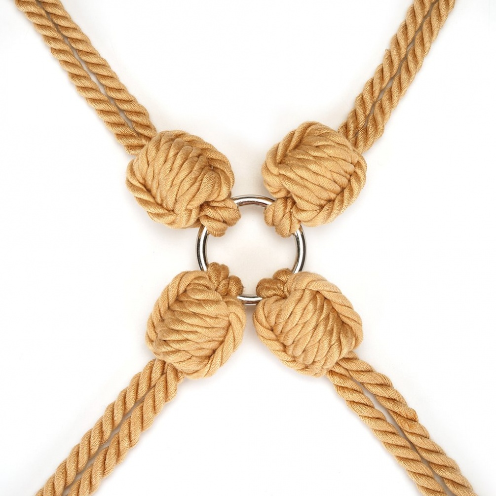 Handmade Shibari look Hogtie Set
Simple and elegant design... Liebe Seele - Shibari Rope Hogtie Set photo-4