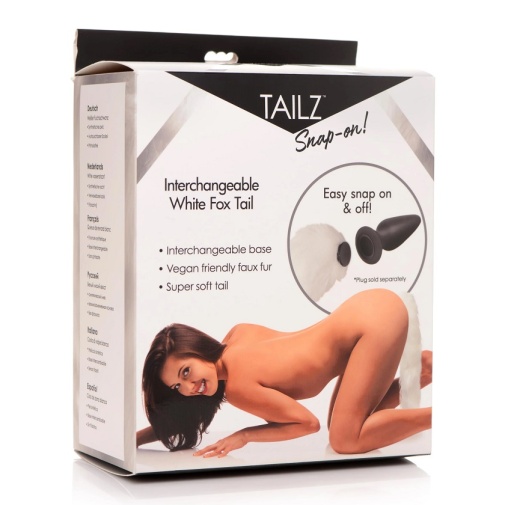 Tailz - Snap-On Fox Tail - White photo