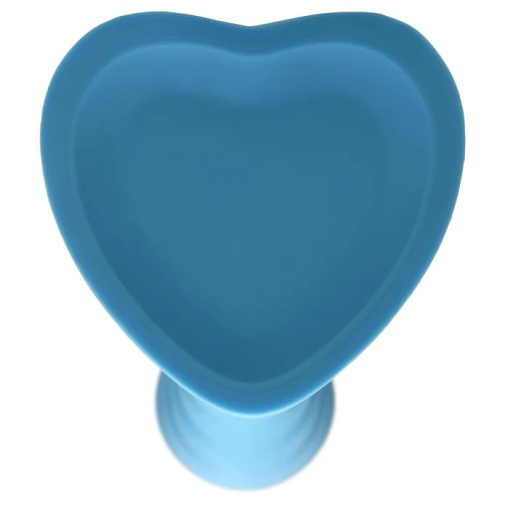 Simply Sweet - Ribbed Dildo - Blue photo