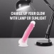 Neo Elite - Glow in the Dark Paradise Dildo 19cm - Neon Pink photo-8
