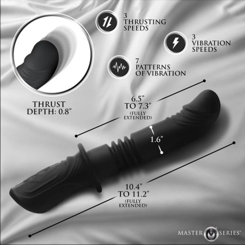 Master Series - Power Thrust Vibrator - Black 照片