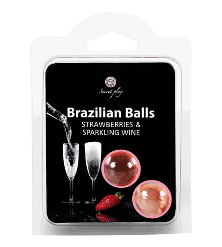 Secret Play - Brazilian Balls Oil Set - Strawberry & Wine photo